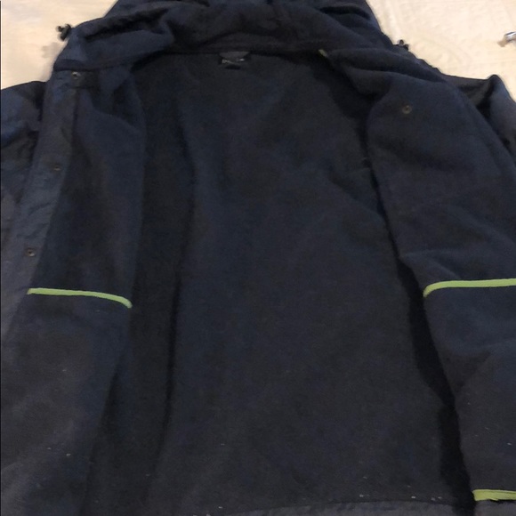 Navy fleece lined quilted coat from J.Crew - Picture 7 of 11